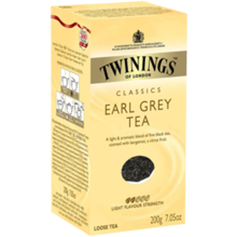 Twinings Earl Grey must purutee 200g