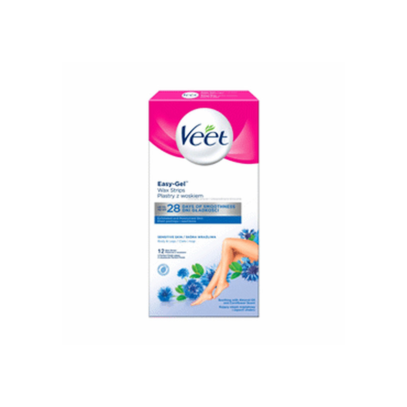 Vahaplaaster VEET Sensitive 12tk