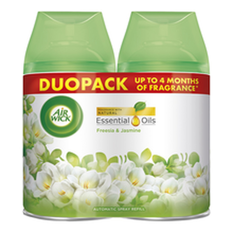 Airwick Duo Fresh Freesia&Jasmin õhuvärskendaja 2X250ml