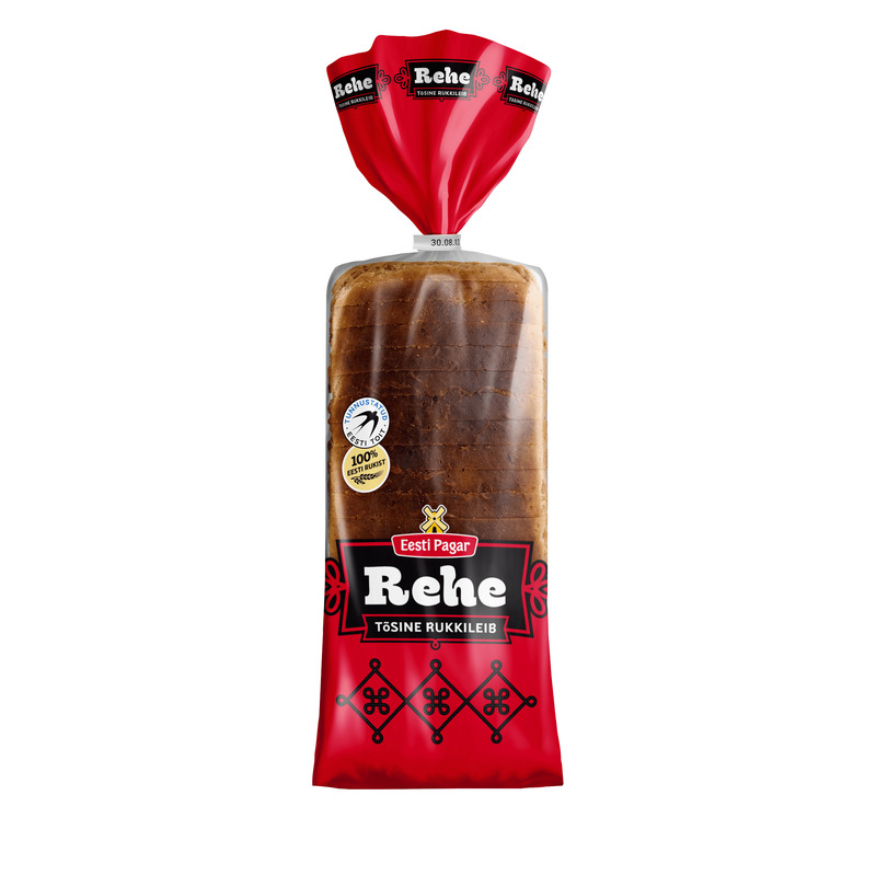 Rehe rukkileib viilutatud, EESTI PAGAR, 600 g