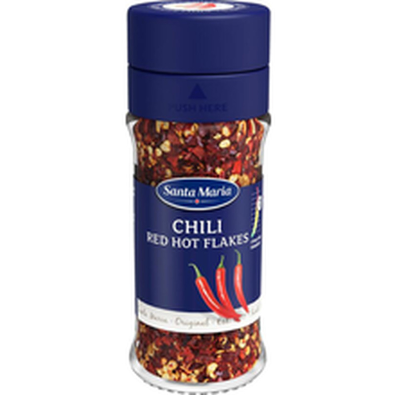 Tšillipipar Red Hot Flakes, SANTA MARIA, 28 g