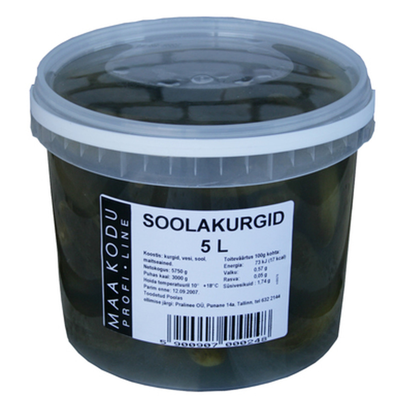 MAA KODU Soolakurgid 5,75kg (ämber)