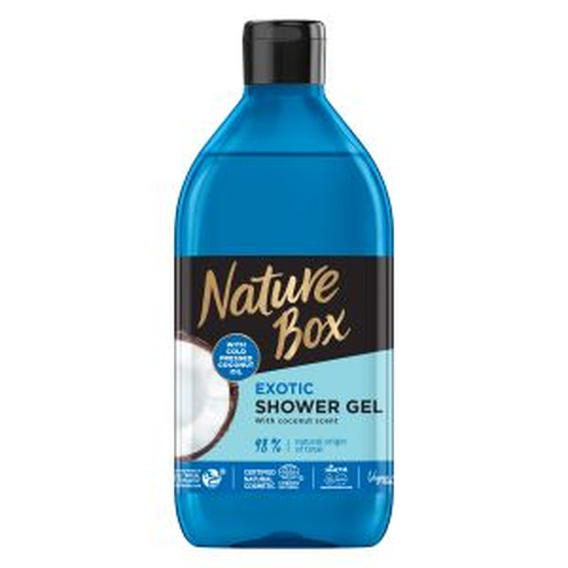 Nature Box Coconut Oil Quench dušigeel 385ml