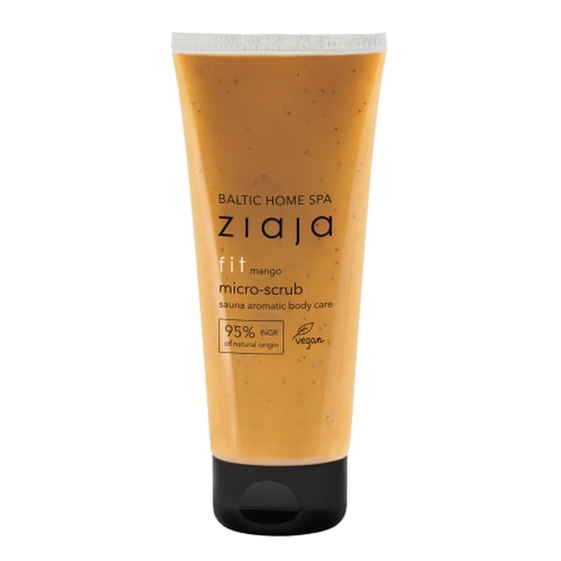 Mikrograanulitega kehakoorija sauna Ziaja Baltic Home Spa Fit mangoga 190ml