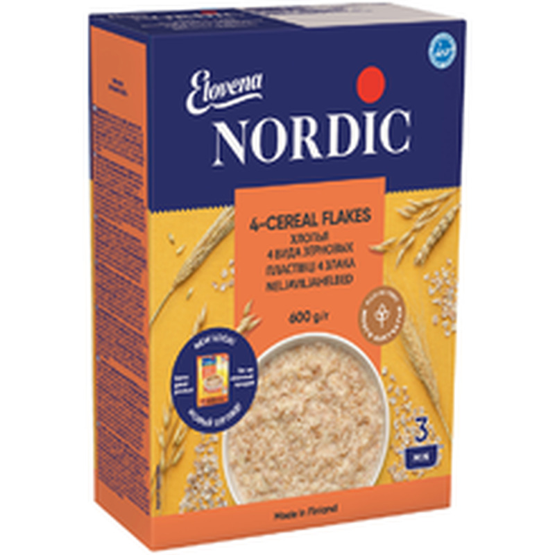 Neljaviljahelbed, NORDIC, 600 g