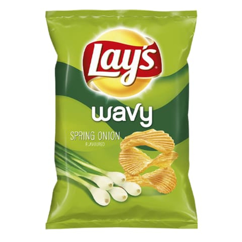 Kartulikrõpsud rohelise sibula maitselised Lay's Wavy 120g