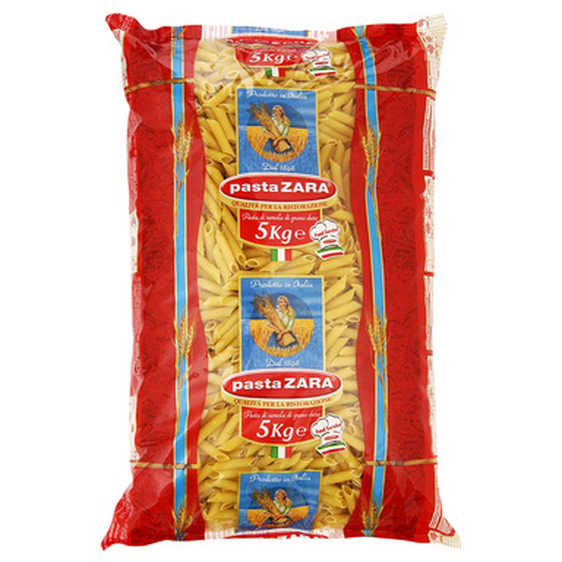 PASTA ZARA Penne Rigate pasta 5kg