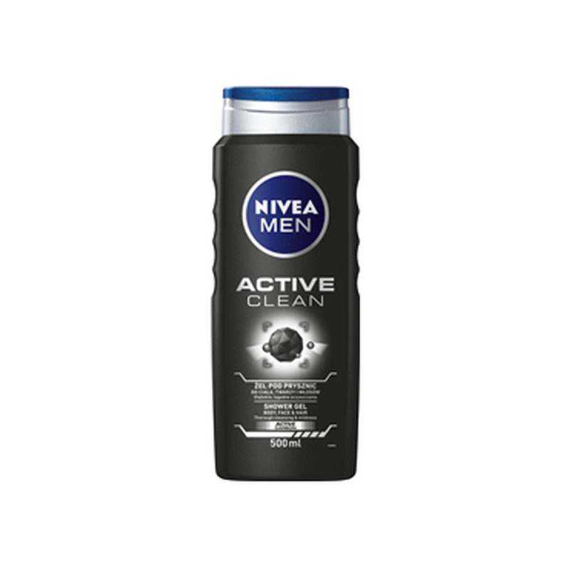 Dušigeel NIVEA MEN Active Clean 500ml