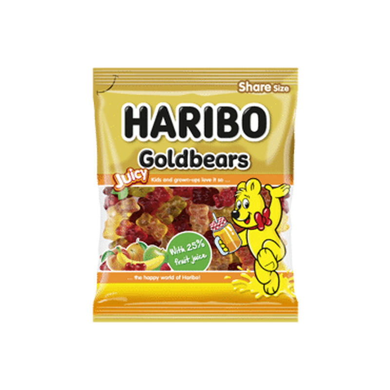 Kummikommid Goldbears,mahl, HARIBO 160g