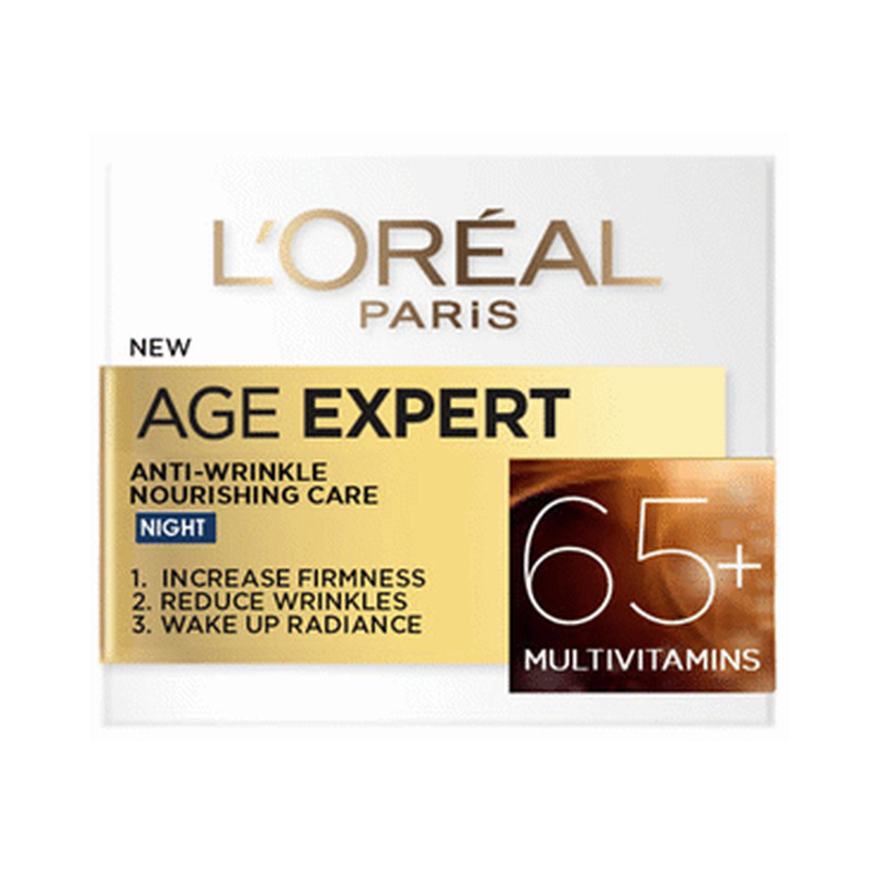 Öökreem L'OREAL AGE SPECIALIST 65+,50ml