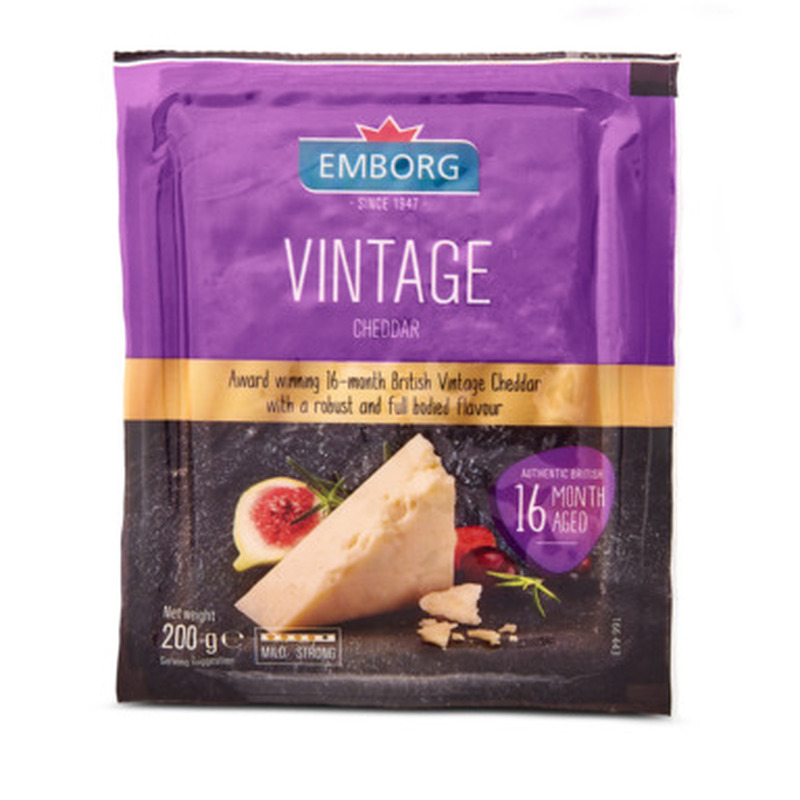 EMBORG Cheddar juust 34% 200g (Vintage)