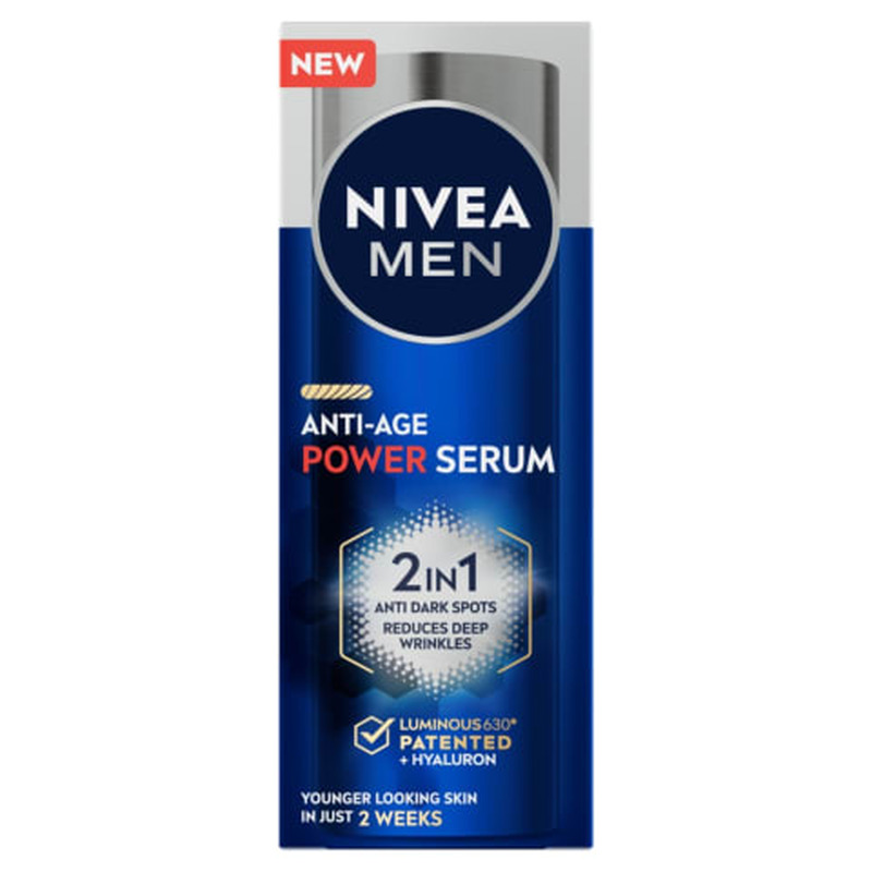 Seerum Nivea Men Power kortsude- ja pigmentatsioonivastane 2in1 30ml