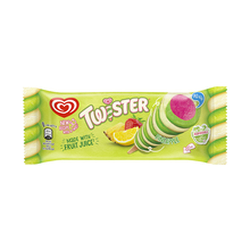 Twister Green sidruni-maasika mahlajää, vegan 71g