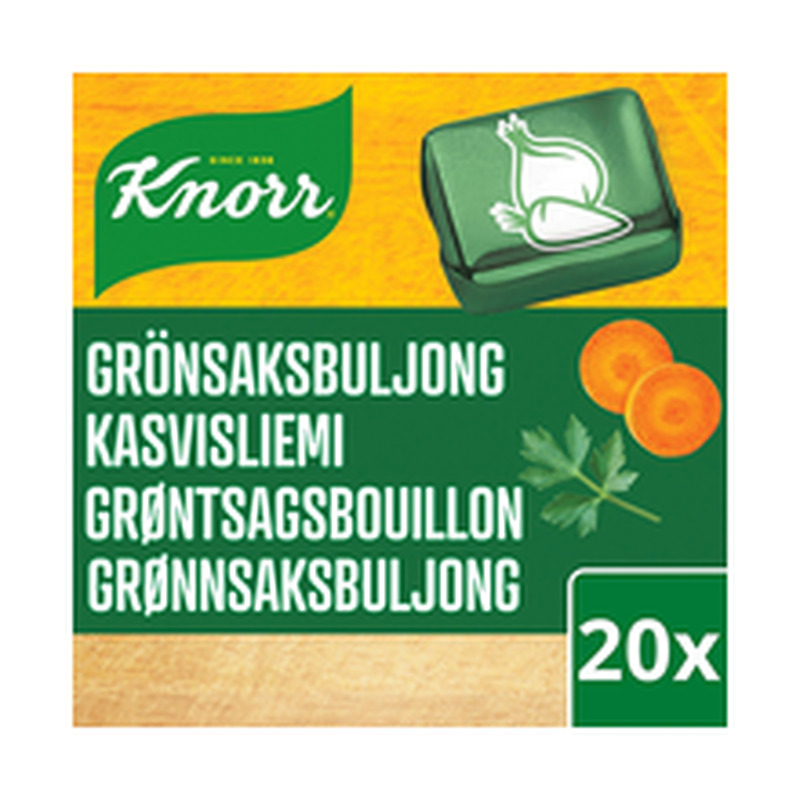 Knorr köögiviljapuljongi kuubik 20 x 10 g