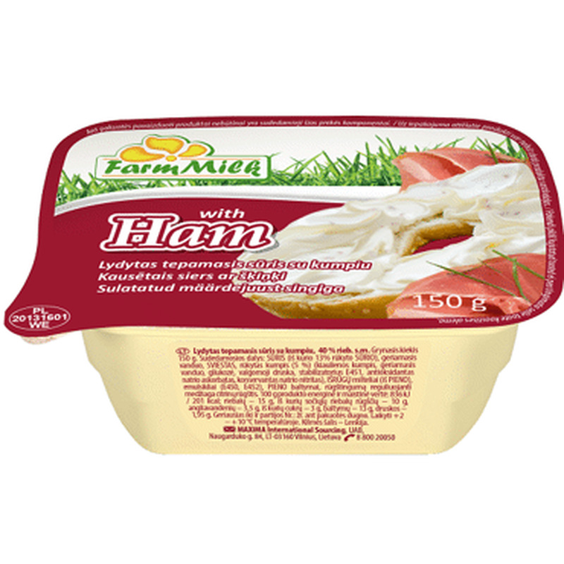 Sulat.määrdejuust FARM MILK singiga,150g