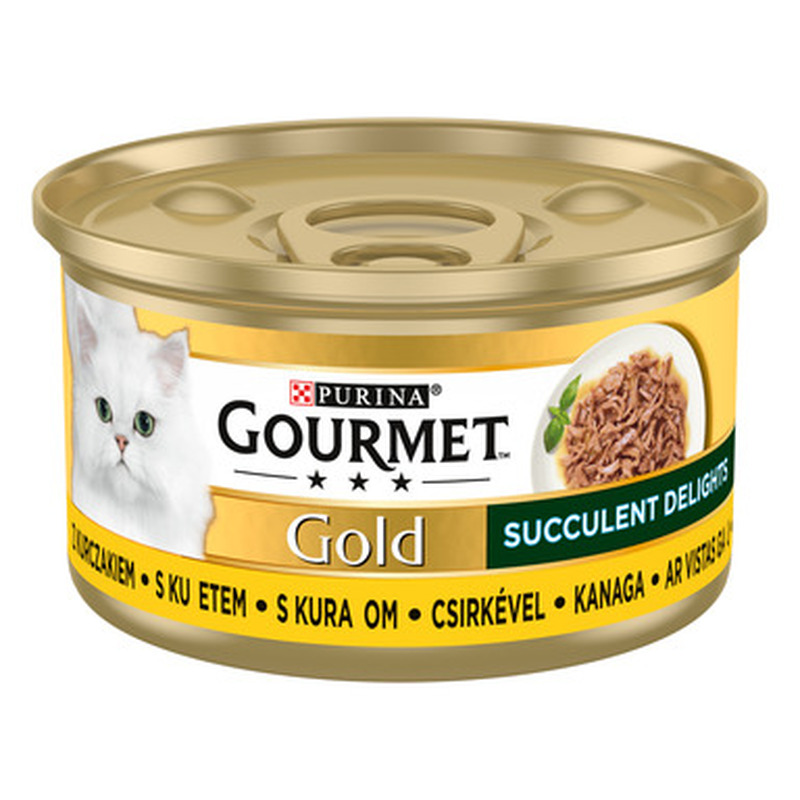 Kassikonserv kanaga Gourmet Gold, PURINA, 85 g