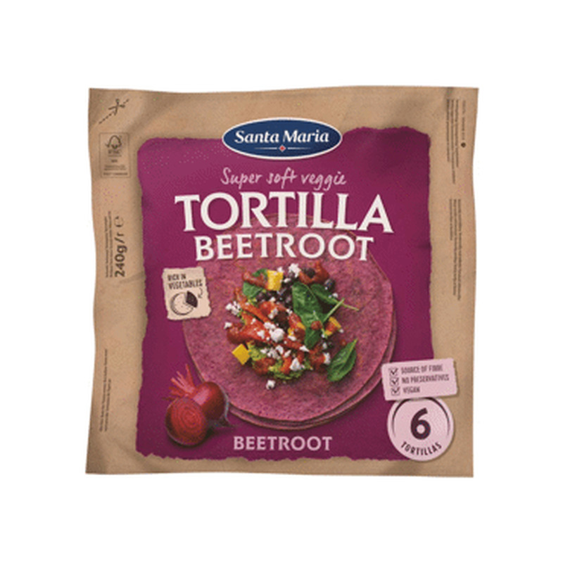 Nisutortilla peediga SANTA MARIA 240g