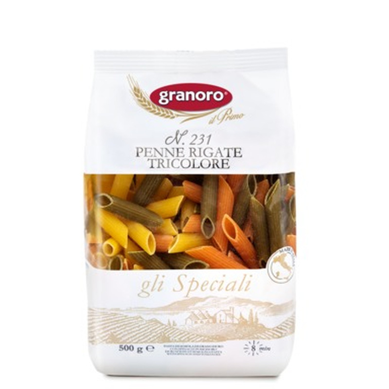 GRANORO Penne Rigate tricolore 500g