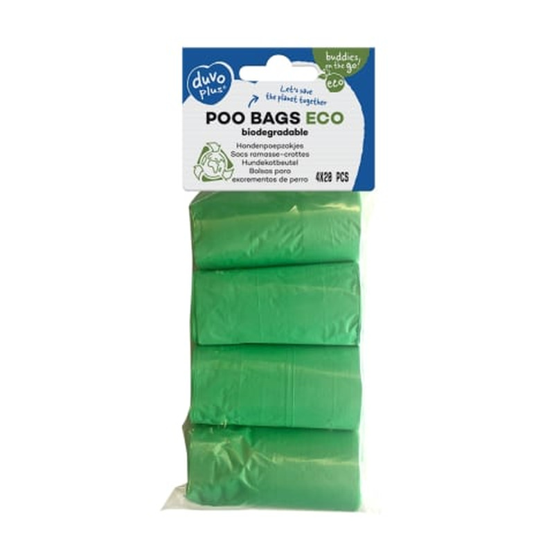 Väljaheite kotid Duvo Plus Poo Bags Eco, 4x20tk