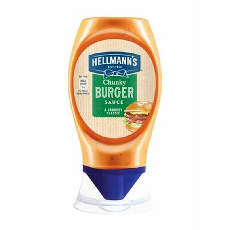 Chunky Burger kaste, HELLMANN'S, 250 ml