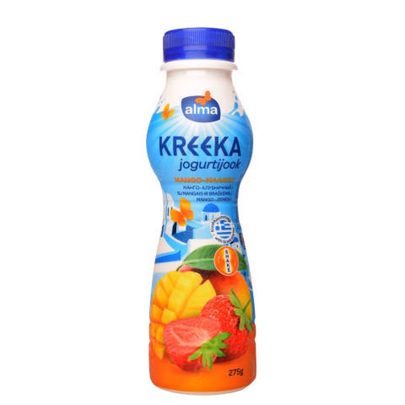 Jogurtijook kreeka mango-maasika Alma 275g