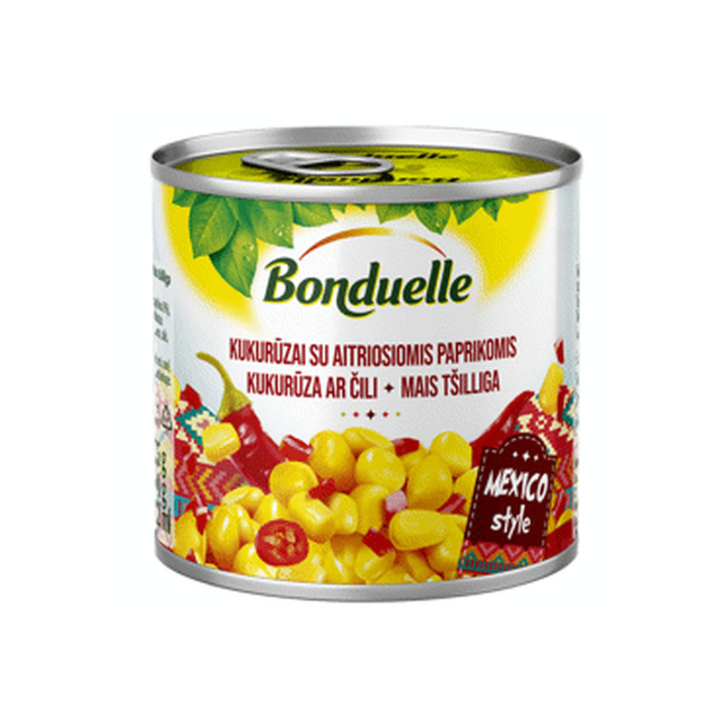 Mais tšilliga Gold BONDUELLE 165g