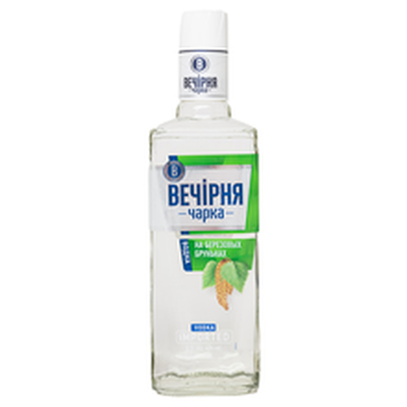 Vechirnja Charka Birch vodka 40%Vol 500ml