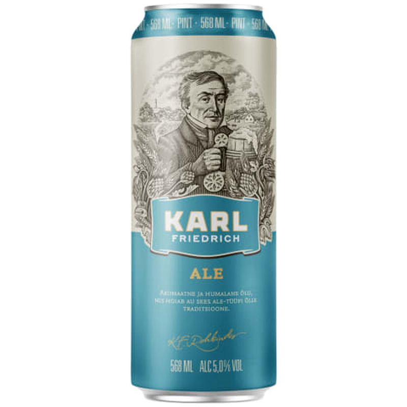 Õlu Karl Friedrich Ale 5%vol 0,568l purk