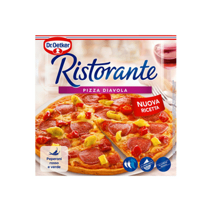 Külm. pitsa Diavola RISTORANTE, 350g