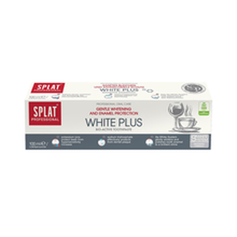 Hambapasta White Plus, SPLAT, 100 ml