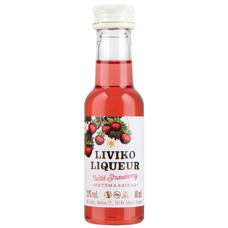 LIVIKO Metsmaasikaliköör 21% 4cl (pet)