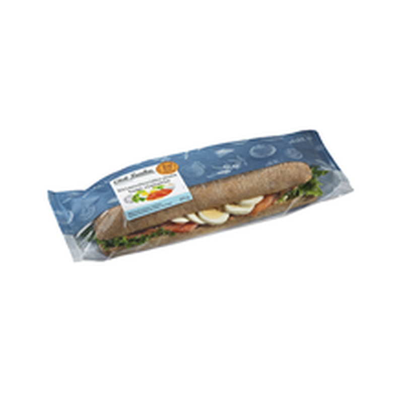 Külmsuitsulõhe-muna tume ciabatta 270 g