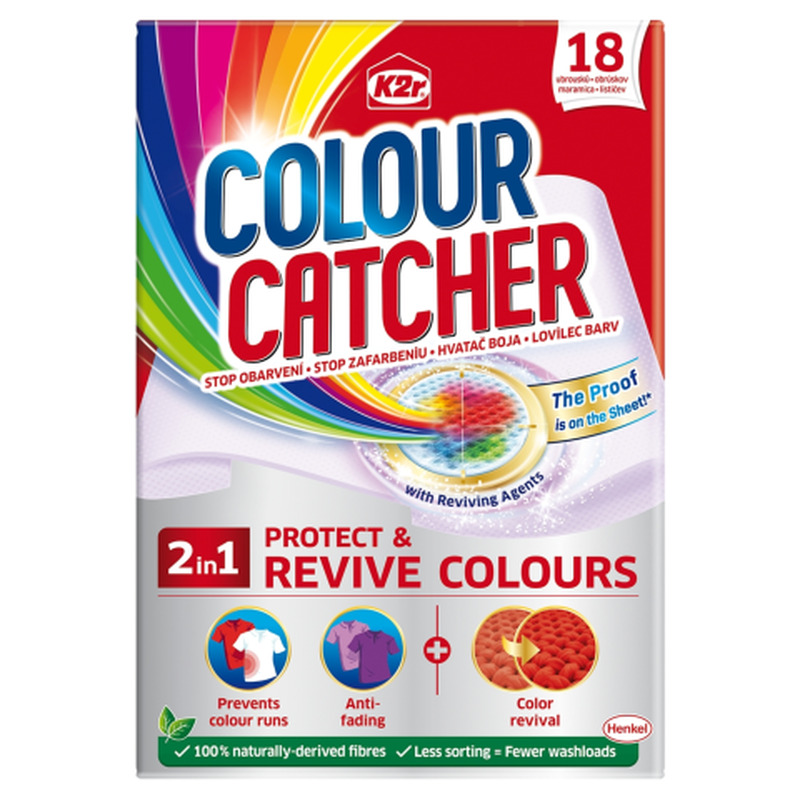 Värvipüüdja K2R Colour Catcher + Revive Colours 18pk