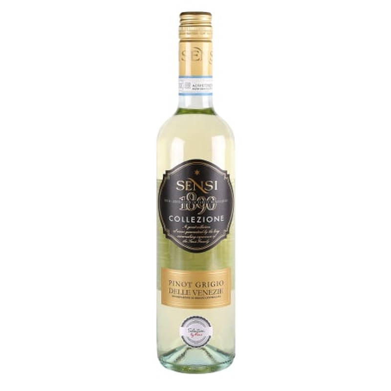 Kaitstud päritolunimetusega vein Sensi 1890 Collezione Pinot Grigio Delle Venezie