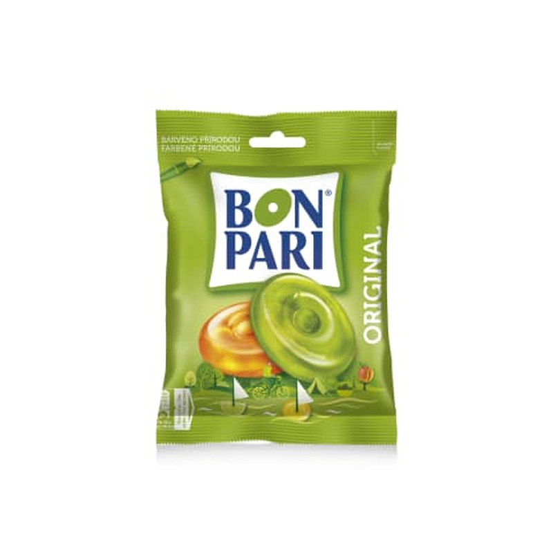 Karamellid puuviljamaitselised Bon Pari Original 90g