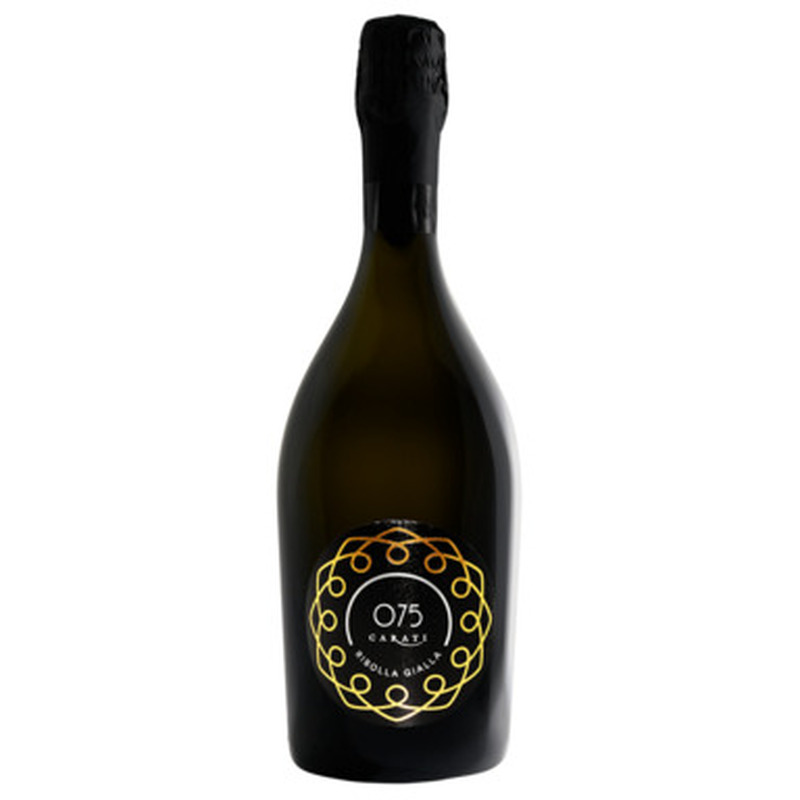 O75 CARATI Ribolla Gialla Spumante Brut 12% 75cl (kuiv)