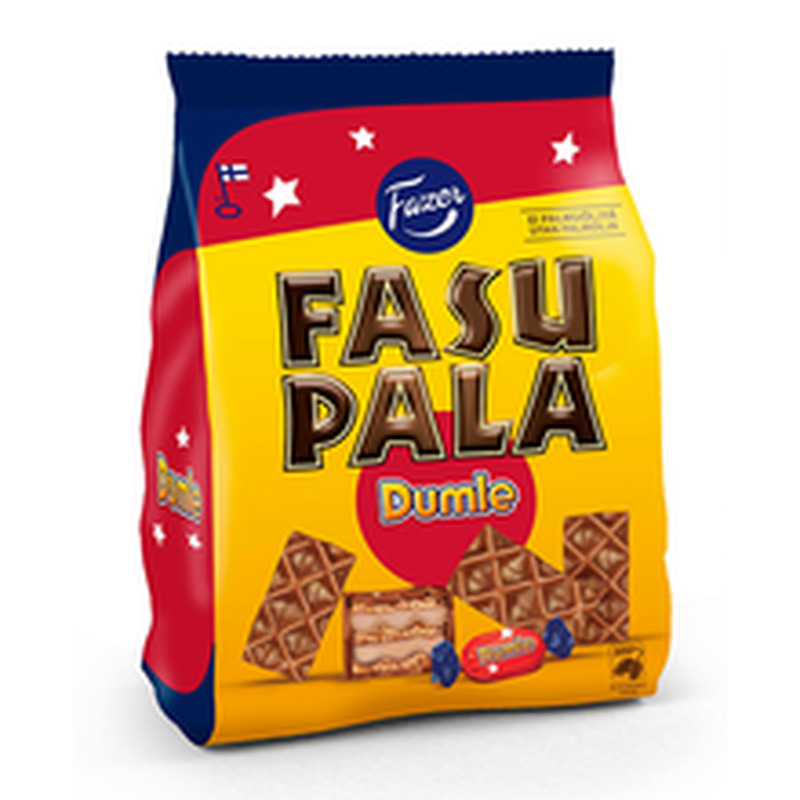 Fazer Fasupala Dumle, vahvlid, 199 g