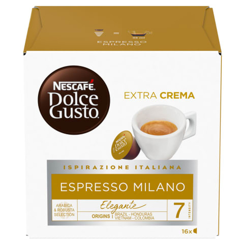 Kohvikapslid Espresso Milano Dolce Gusto Nescafe 16tk