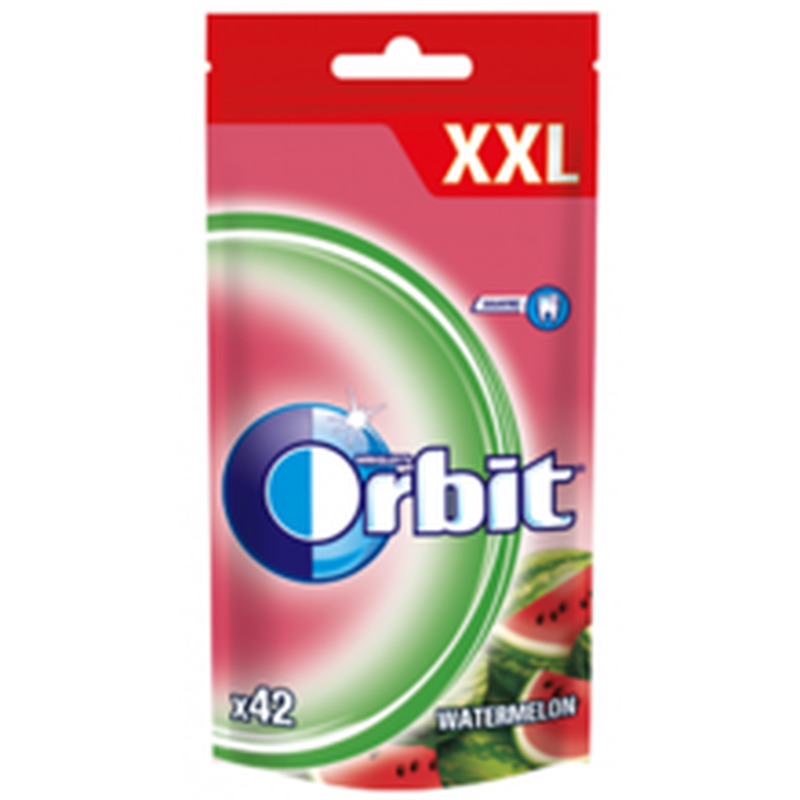 Närimiskumm arbuusi, ORBIT, 58 g