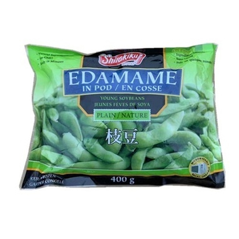 SHIRAKIKU Edamame sojaoad kaunas 400g (külmut.)