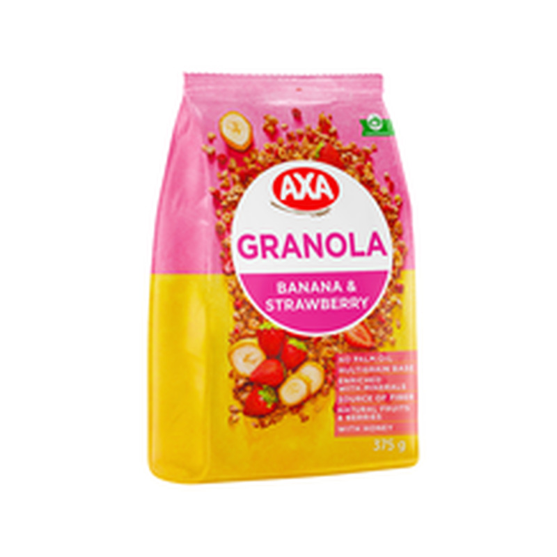 AXA müsli maasika ja banaaniga 375 g