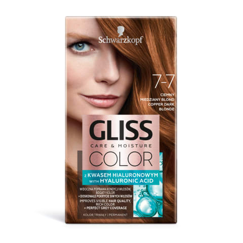 Juuksevärv Gliss Color 7-7 vaskne tumeblond