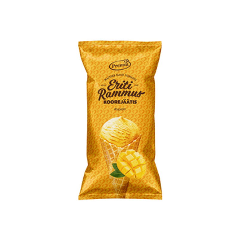 Koorejäätis ERITI RAMMUS mango, 100g