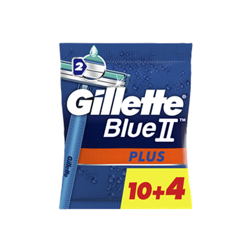 Raseerija GILLETTE Blue II 10+4tk