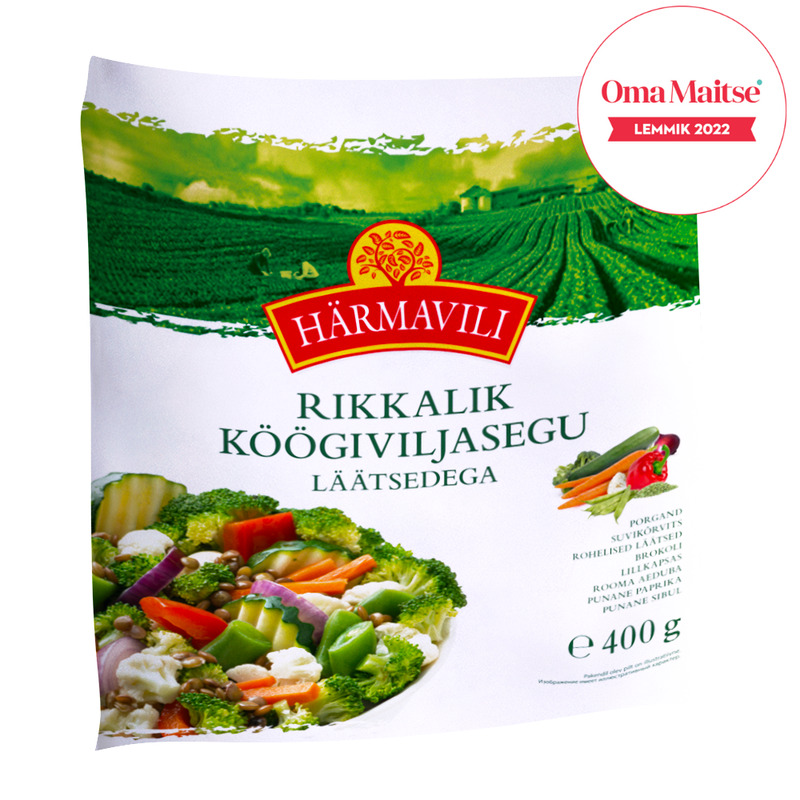 Rikkalik köögiviljasegu läätsedega, HÄRMAVILI, 400 g