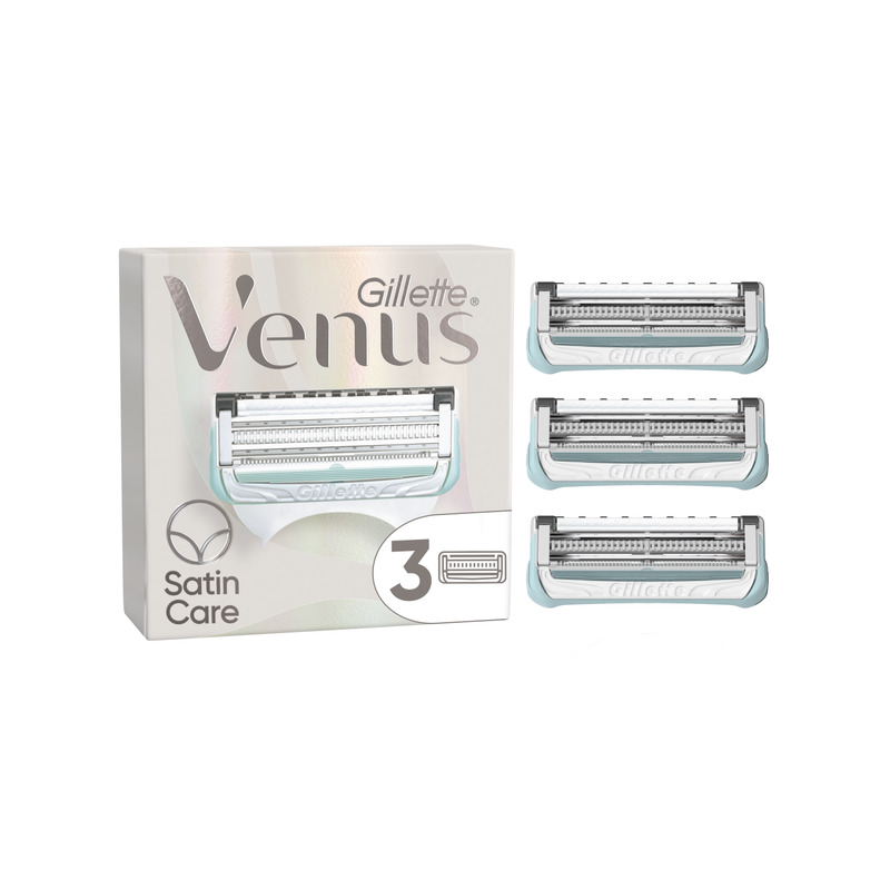 Gillette Venus Satin Care Naiste Raseerimisterad, 3 Tera