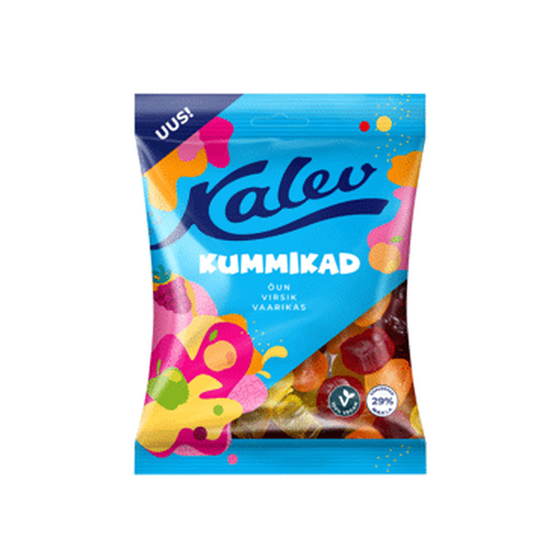 Kummikommid vegan segu KALEV 120g