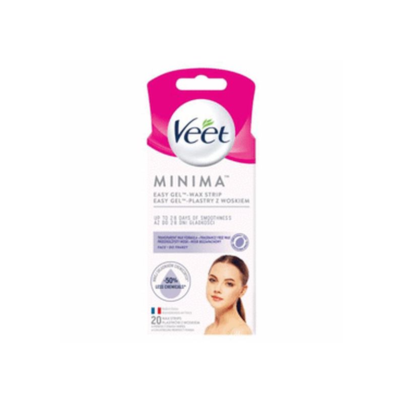 Näo vaharibad VEET Minima Cold Wax 20tk