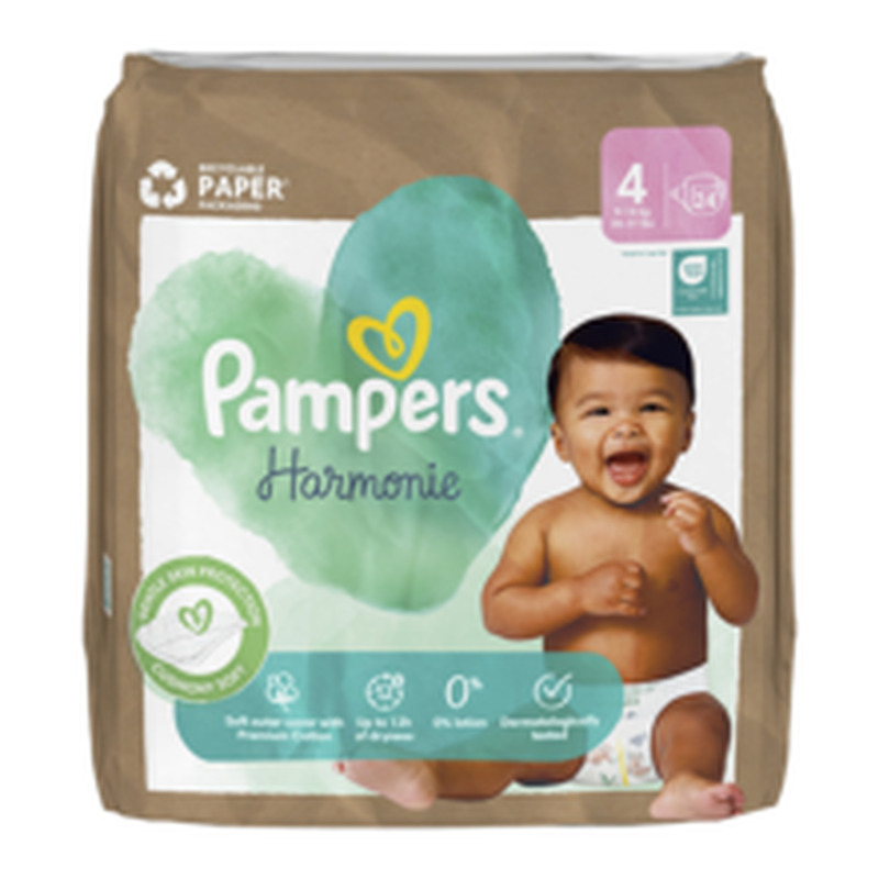 Pampers Harmonie teipmähkmed S4 39tk