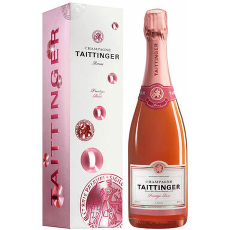 TAITTINGER Champagne Prestige Rose Brut 12,5% 75cl (karbis)